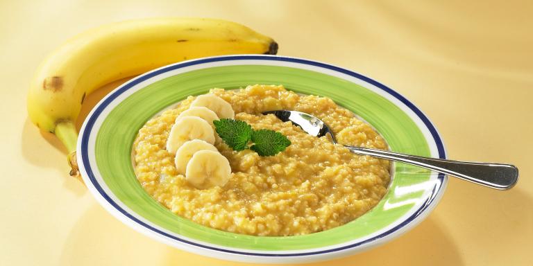 Appelsiini-banaanikaurapuuro