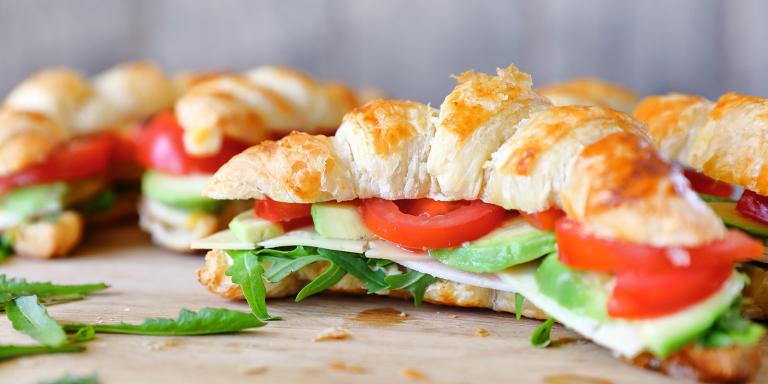 Croissant Club Sandwichit