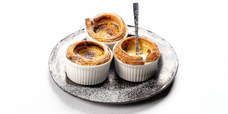 Croissant-flan