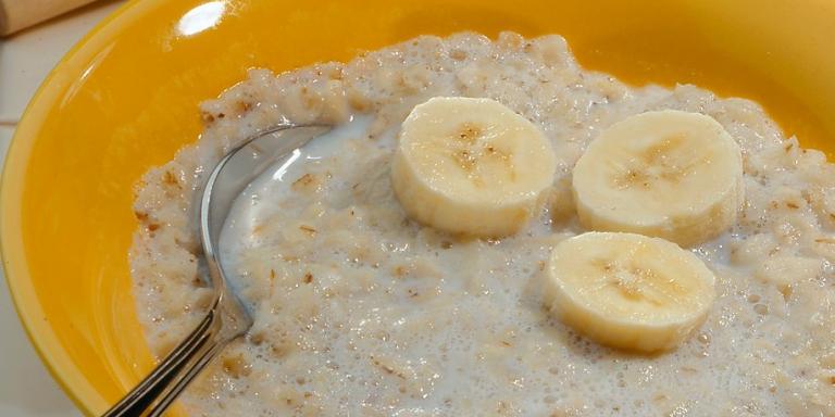 Hunajainen banaani-kaurapuuro