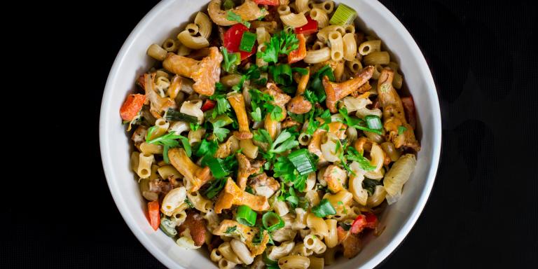 Hyvän olon kantarellipasta