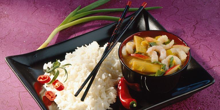 Parsa-rapukastiketta Jasmiiniriisin kera