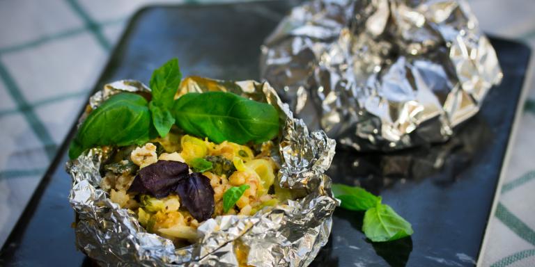 Kaali-ohranyytit grillissä