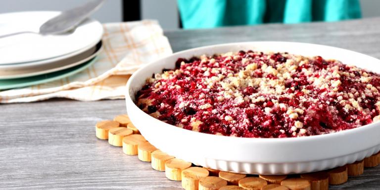 Kaurainen puolukkapiirakka