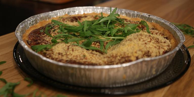 Kinkku-juustopiirakka