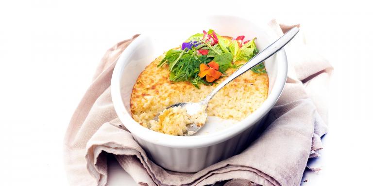 Kookos-riisipuuropaistos (ex Ramsay)