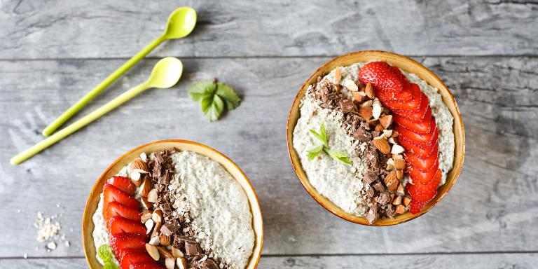 Minttusuklaa-mansikkaherkku