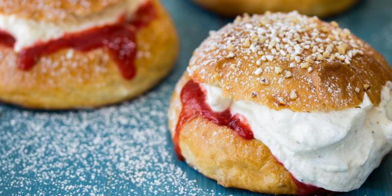 Muheva iso laskiaispulla