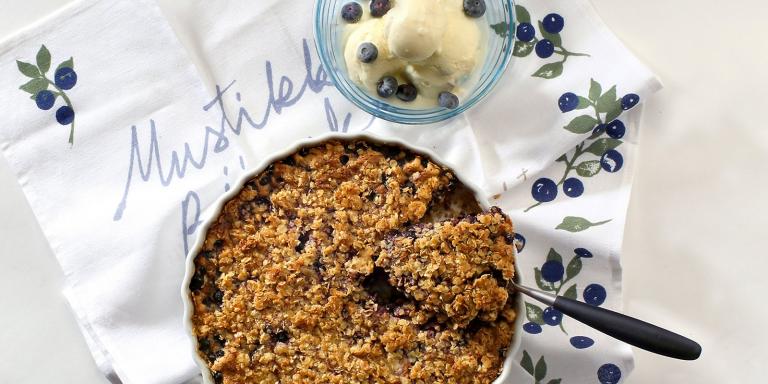 Mustikkamurupiirakka