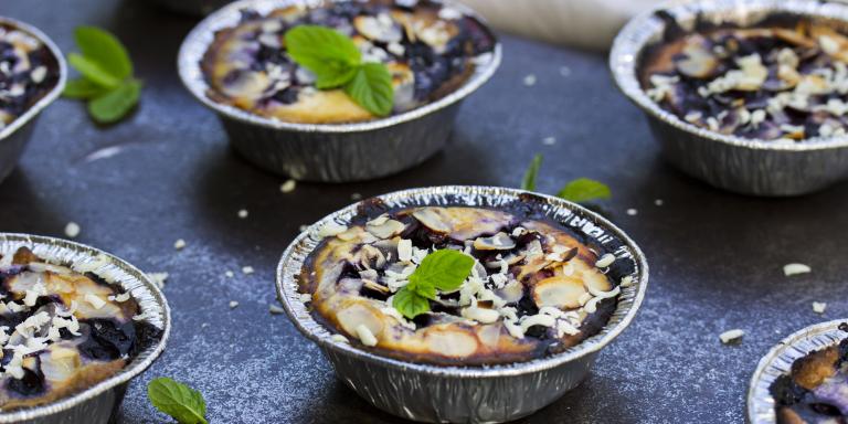 Mustikkapiiraset grillissä