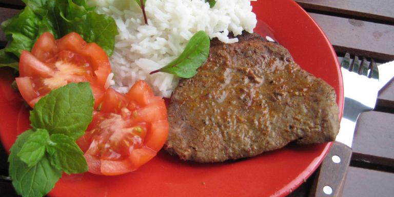 Naudan Sisäfileepihvit Basmatiriisillä