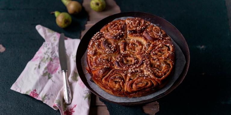 Päärynä-bostonkakku