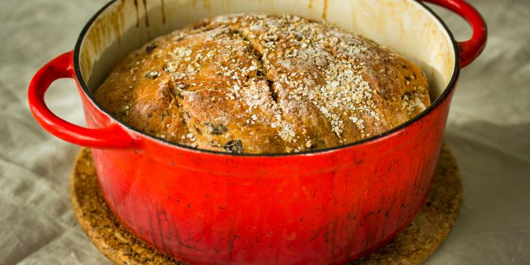 Pataleipä suppilovahveroilla