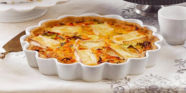 Porkkana-briejuustopiiras