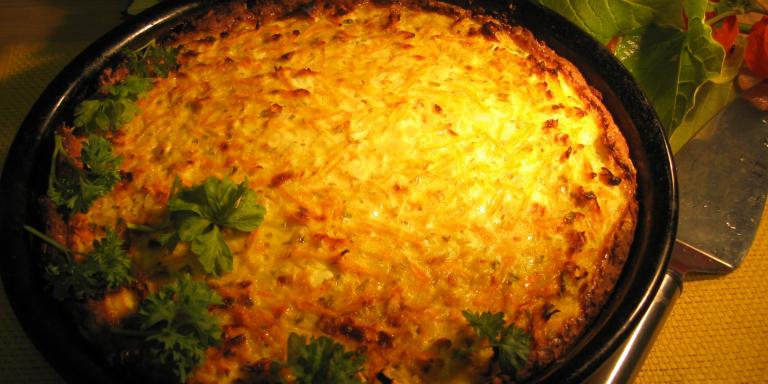 Porkkana-fetajuustopiirakka