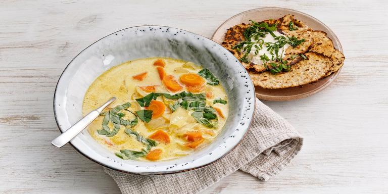 Porkkana-omenakeitto