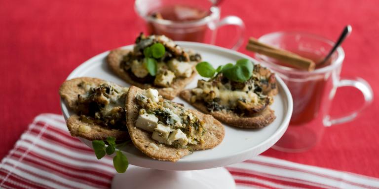 Rukiiset Kana-feta-sydämet