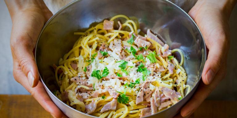 Spagetti a la Carbonara