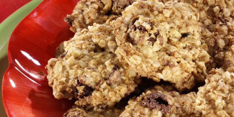 Suklaarusina-kaurakeksit