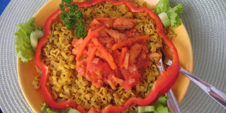 Sydämellinen lohipasta