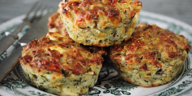 Sydänpasta-juustomuffinssit