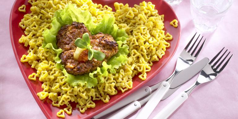 Sydänpihvit sydänpastalla