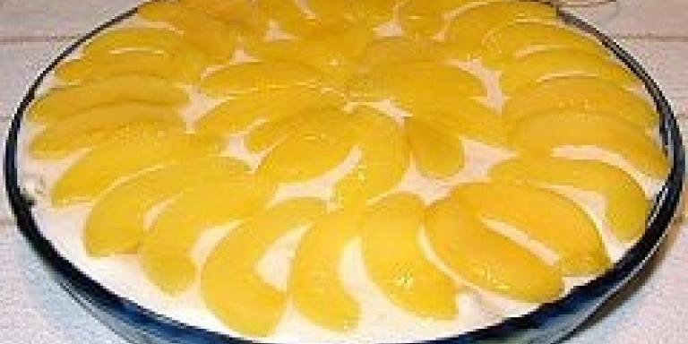 jogurtti-persikkatorttu ilman uunia