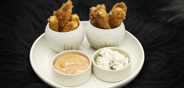 Kananugetit ja kalapuikot