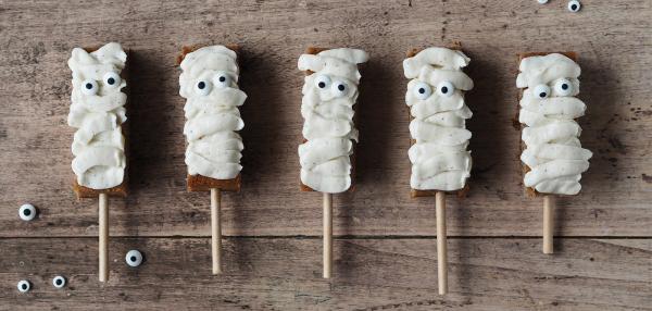 Annan vehnättömät tattarimuumiot halloweeniin