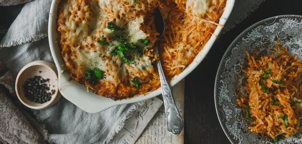 Romesco-spagettivuoka