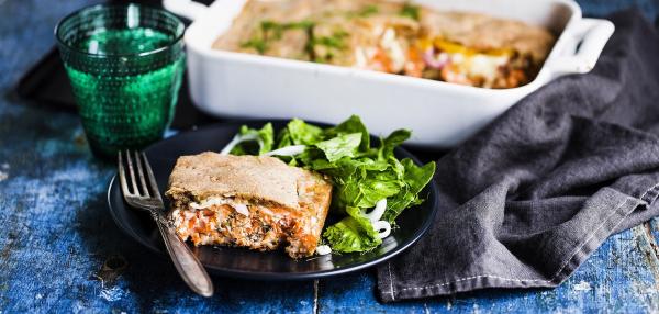 Sitruunainen kirjolohi ruiskuoressa