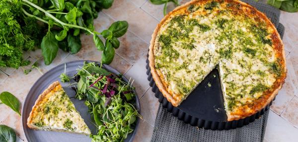 Feta-pinaattipiirakka