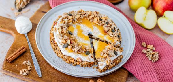 Myllyn Parhaan nopea omenapiirakka granolasta