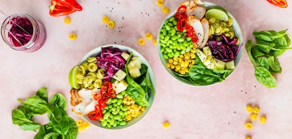 Myllyn Parhaan Pasta poke bowl