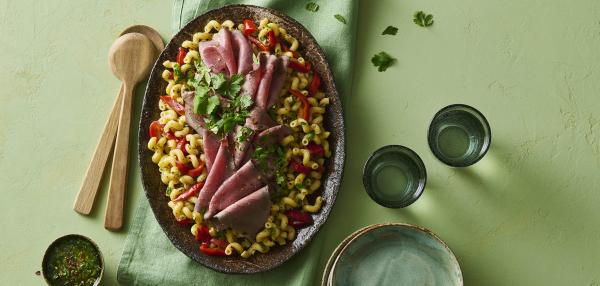Myllyn Parhaan chimichurri-härkä pastasalaatti