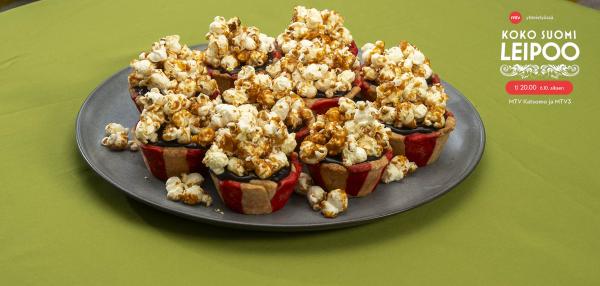 Koko Suomi leipoo Mitjan popcornkipot