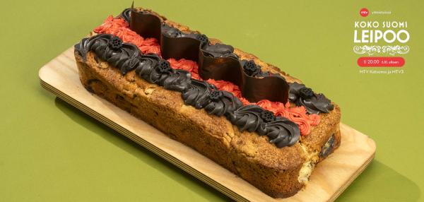 Koko Suomi leipoo Tomin lakritsin lumo kakku