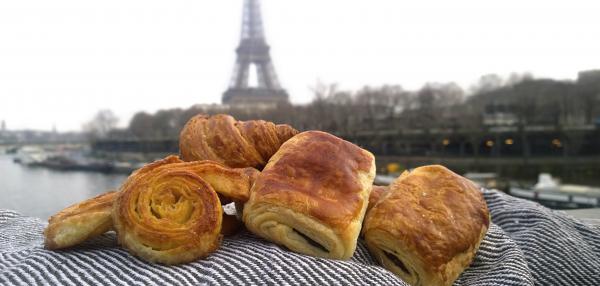 Croissant, pain au chocolat ja kouign-amann