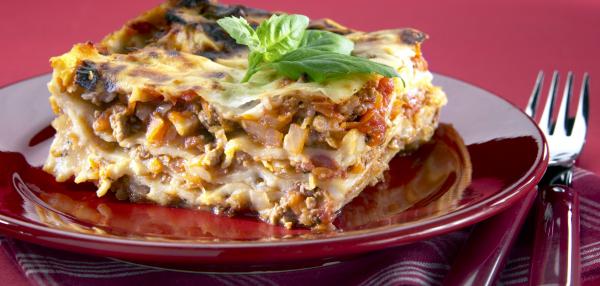 Lasagne jauhelihasta