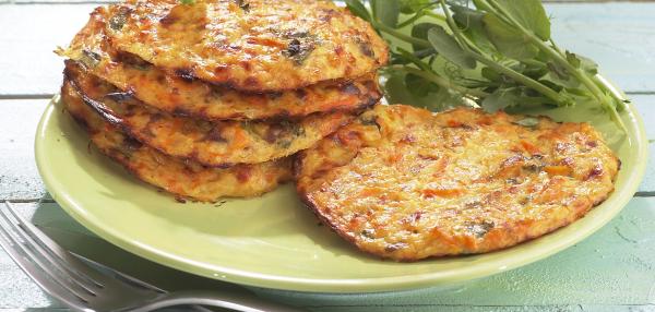 Riisi-kasvispihvit uunissa