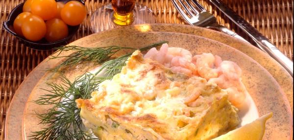 Katkarapulasagne tuorepastasta