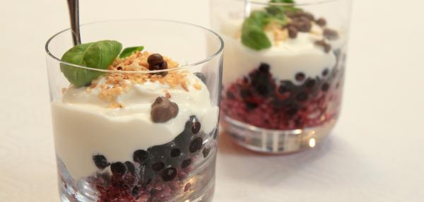 Aamun mustikkainen tuorepuuro