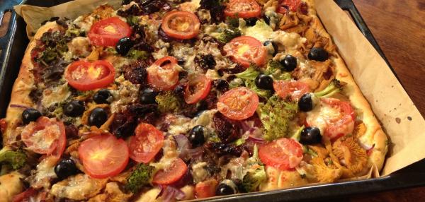 Pellillinen pizzaa