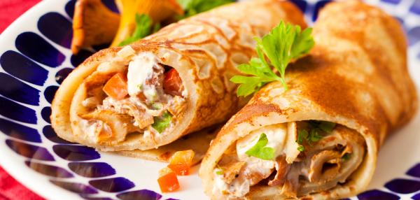 Ohukaiset sienillä tai valkosuklaalla