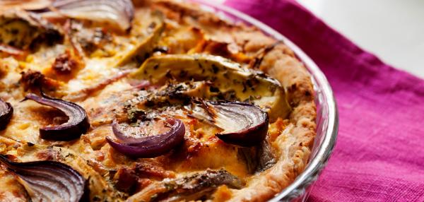 Avokado-broileripiirakka