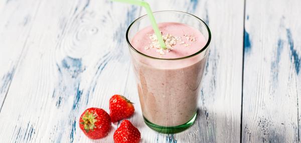 Mansikka-inkiväärismoothie