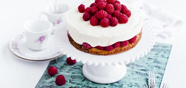 Amerikkalainen vadelmajuustokakku