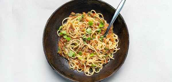 Gazpacho-spagetti