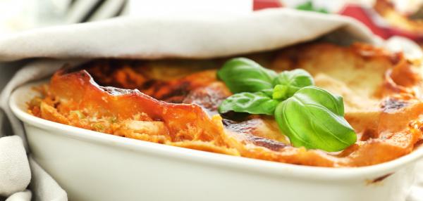 Jauheliha- tai katkarapulasagne