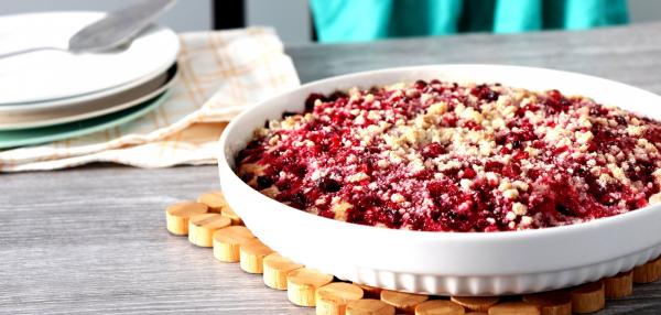 Kaurainen puolukkapiirakka